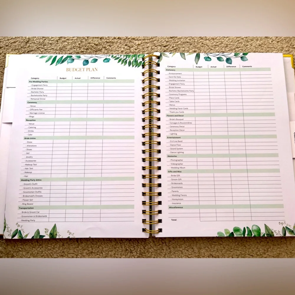 The Wedding Planner Book